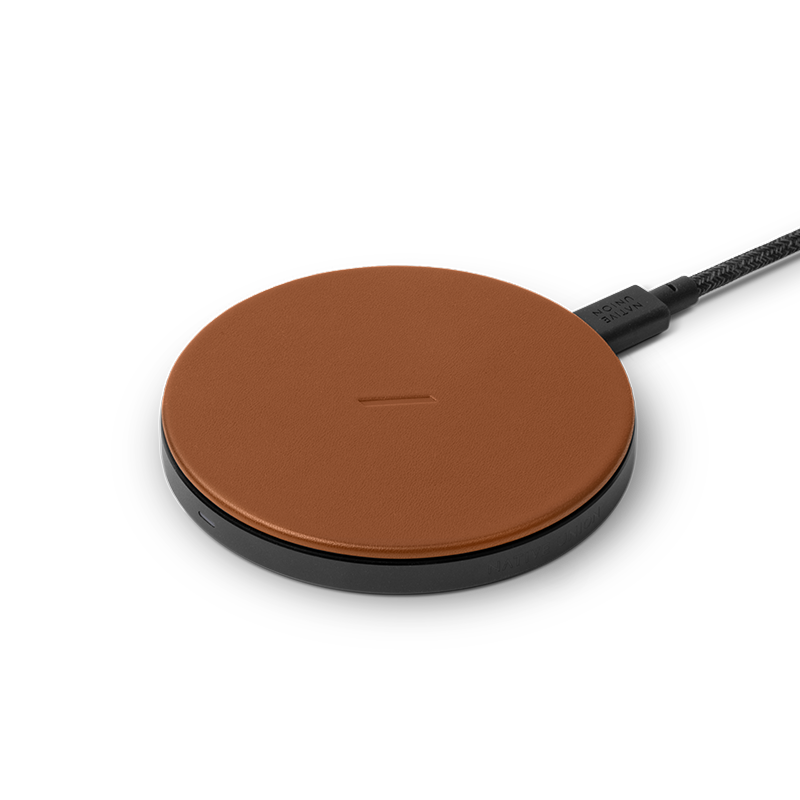 34253234274443,Drop Classic Leather Wireless Charger - Brown