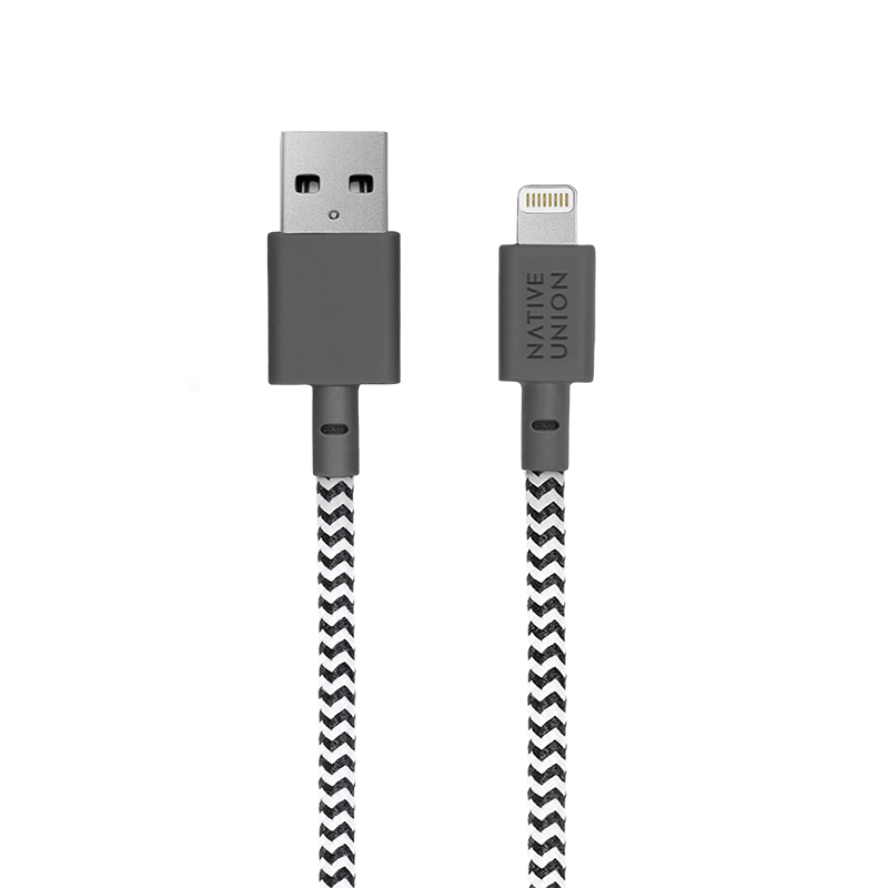 39482207240331,Night Cable (USB-A to Lightning) - Zebra