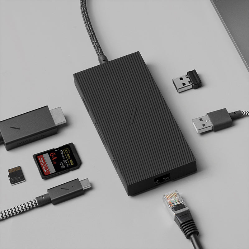 34253189644427,USB-C Smart Hub - Slate