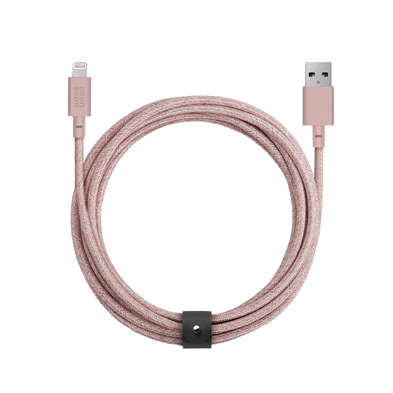 39482206945419,Belt Cable XL (USB-A to Lightning) - Rose