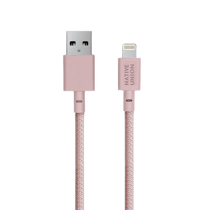 39482206945419,Belt Cable XL (USB-A to Lightning) - Rose