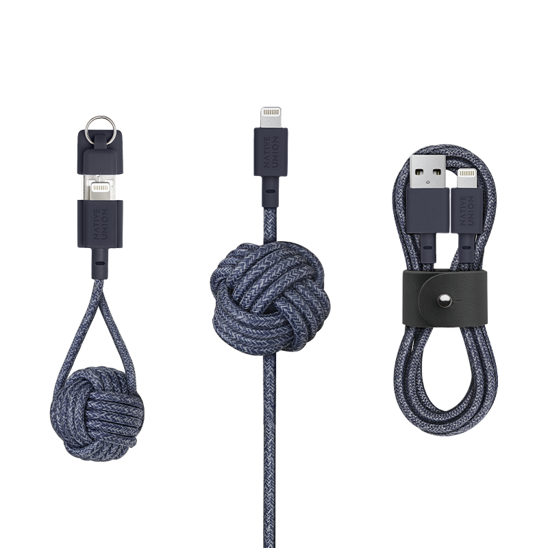 Charging Cable Collection - Indigo / USB-A to Lightning