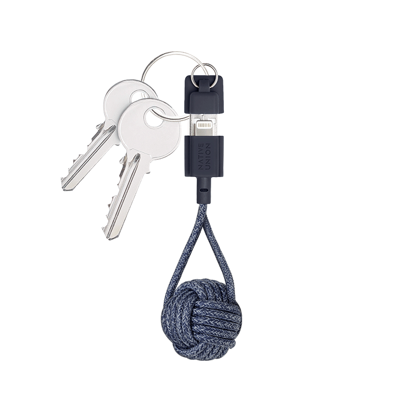 39589908349067,Key Cable (USB-A to Lightning) - Indigo