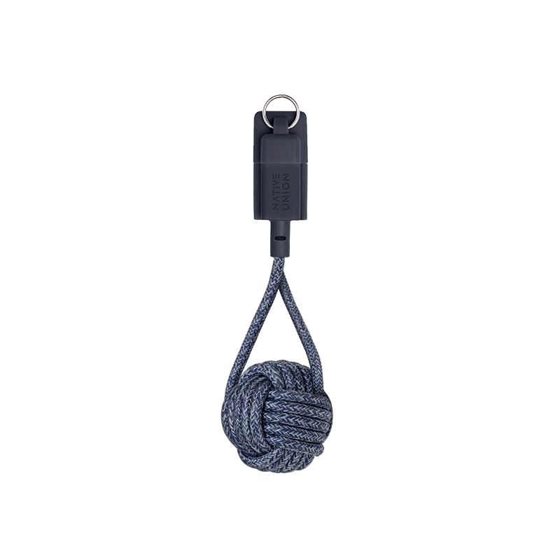 39589908349067,Key Cable (USB-A to Lightning) - Indigo