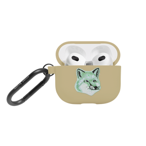 40359392903307, Monochrome Fox Head Case for AirPods (Gen 3)