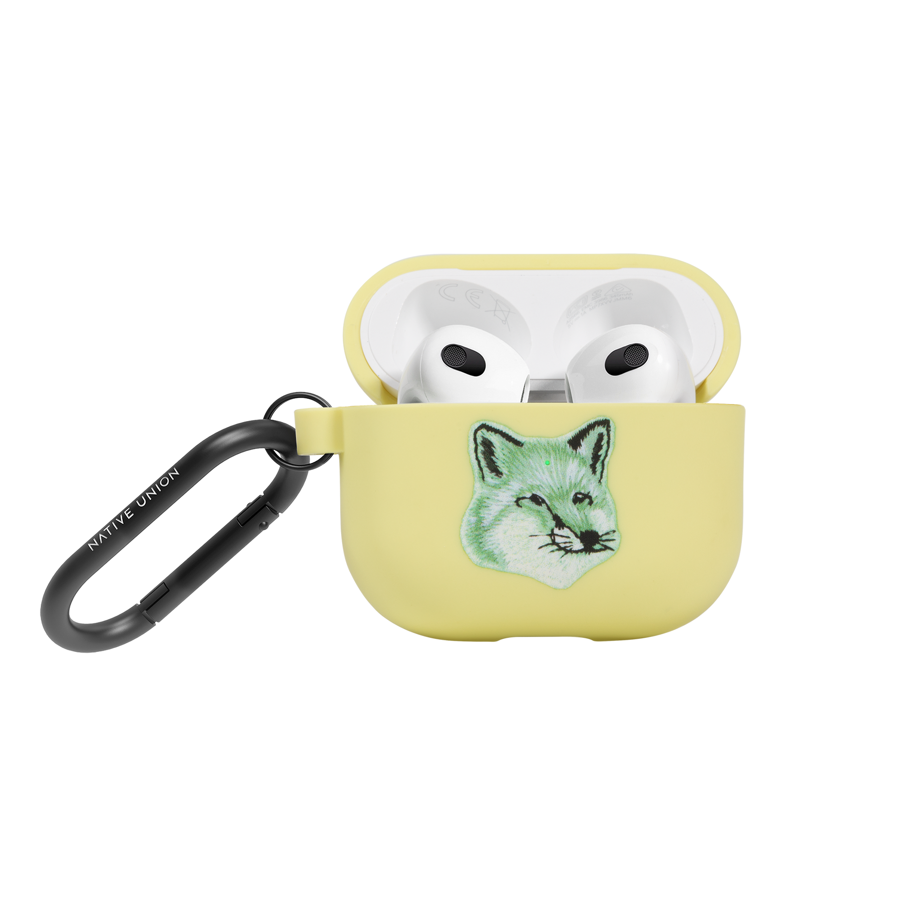 40359392870539, Monochrome Fox Head Case for AirPods (Gen 3)
