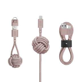 Charging Cable Collection - Rose / USB-A to Lightning