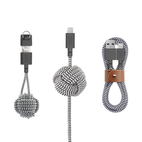 Charging Cable Collection - Zebra / USB-A to Lightning