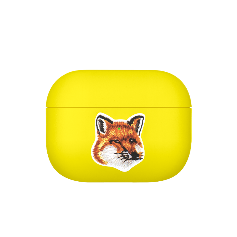 34253244760203,Maison Kitsuné Case for AirPods Pro - Neon Yellow