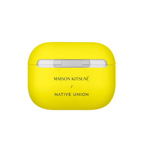 34253244760203,Maison Kitsuné Case for AirPods Pro - Neon Yellow