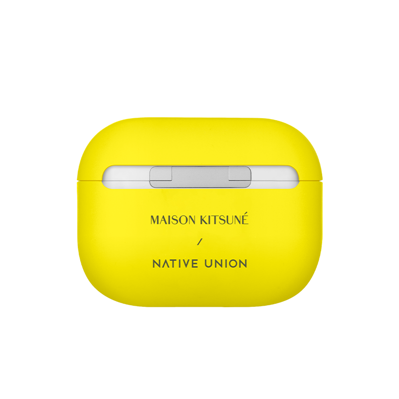 34253244760203,Maison Kitsuné Case for AirPods Pro - Neon Yellow
